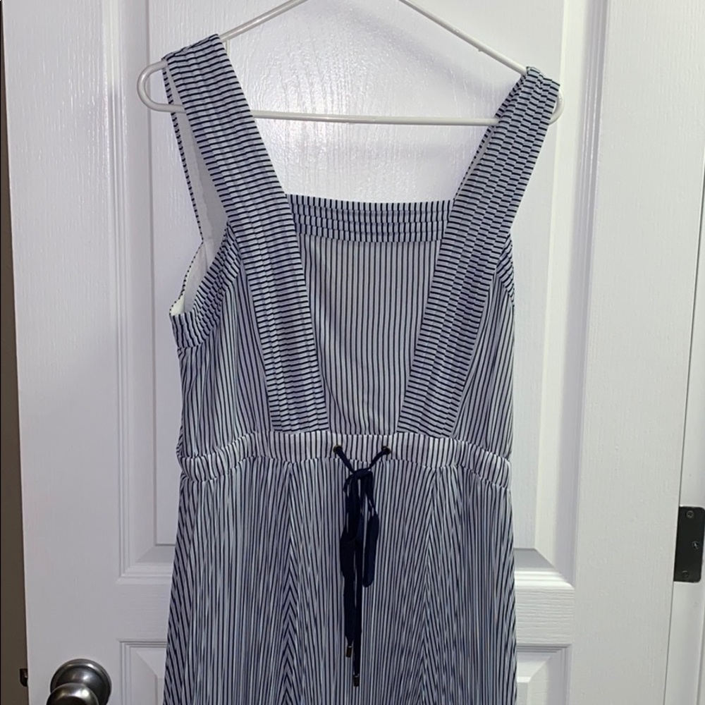 Anthropologie striped maxi dress